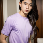 long hair man